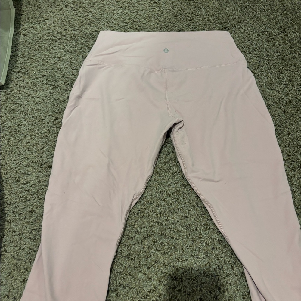 Lululemon light dull Pink High-Waisted Leggings